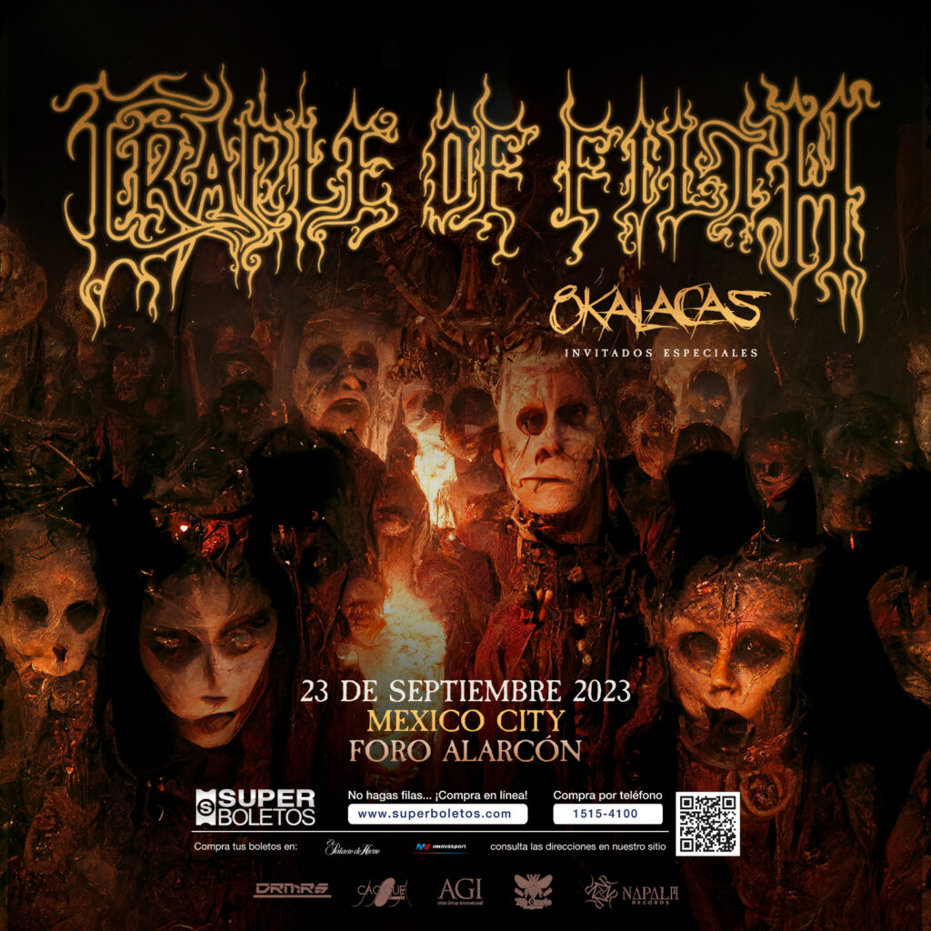 Cradle Of Filth México Tour 2023