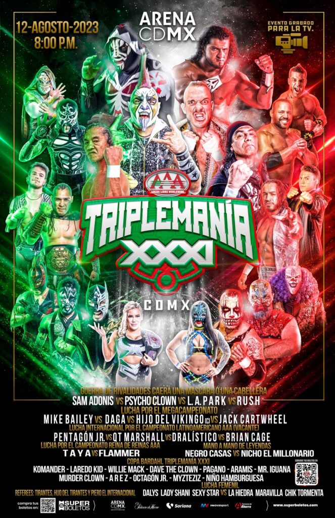 Triplemanía XXXI regresará a la Arena Ciudad de México