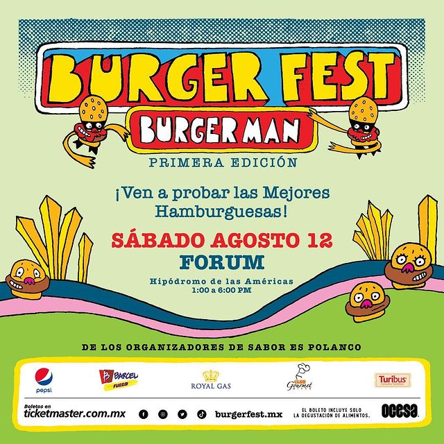 Burger Fest CDMX: Un Festín de Sabores y Diversión para los Amantes de las Hamburguesas