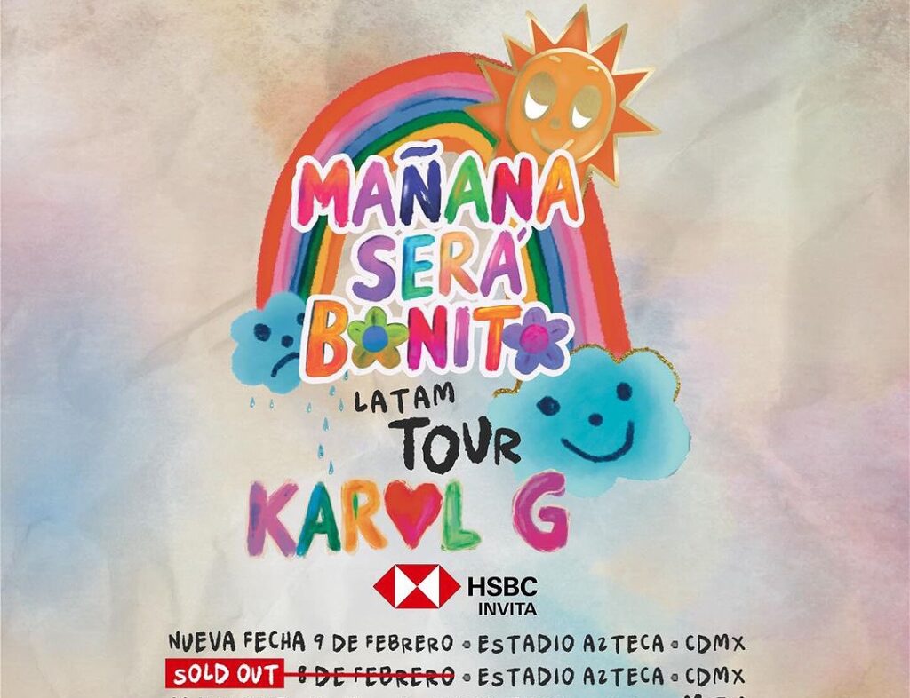 Karol G Anuncia una Segunda Fecha para CDMX en el Estadio Azteca y se suman Guadalajara y Monterrey: Boletos, Horarios y Precios