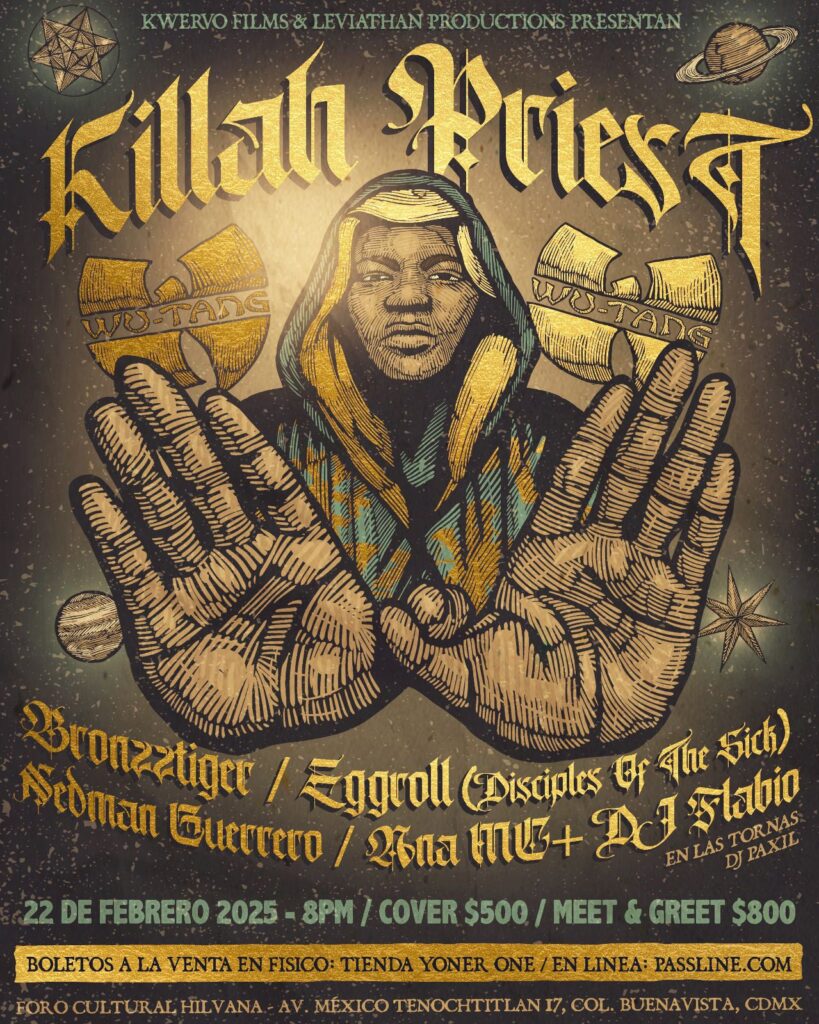 KILLAH PRIEST LLEGA A CDMX